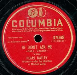 Download Pearl Bailey - He Didnt Ask Me I Aint Talkin