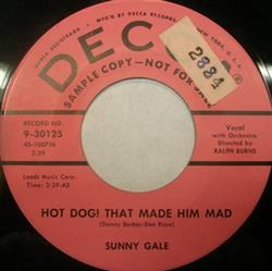 télécharger l'album Sunny Gale - Hot Dog That Made Him Mad Welcome To My Heart