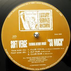 Download Soft Verge Featuring Anthony Wright - So Much