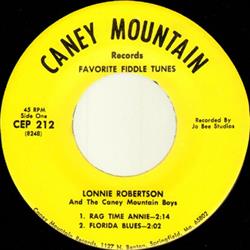 télécharger l'album Lonnie Robertson And The Caney Mountain Boys - Favorite Fiddle Tunes