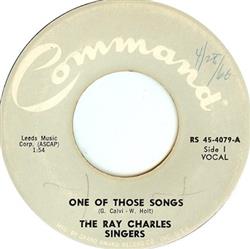 écouter en ligne The Ray Charles Singers - One Of Those Songs To You