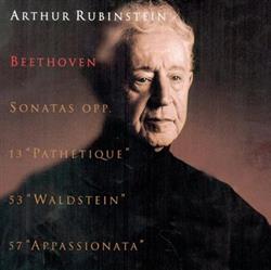 ladda ner album Beethoven, Arthur Rubinstein - Piano Sonatas Opp 13 53 57 Pathétique Waldstein Appassionata