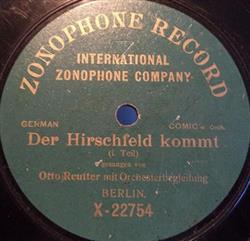 Album herunterladen Otto Reutter - Der Hirschfeld Kommt