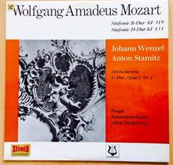 escuchar en línea Wolfgang Amadeus Mozart, Johann Wenzel Anton Stamitz - Sinfonie B Dur KV 319 Sinfonie D Dur KV 133Orchestrario C Dur